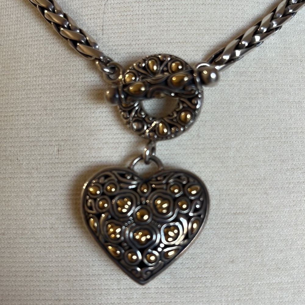 Silver/18k necklace